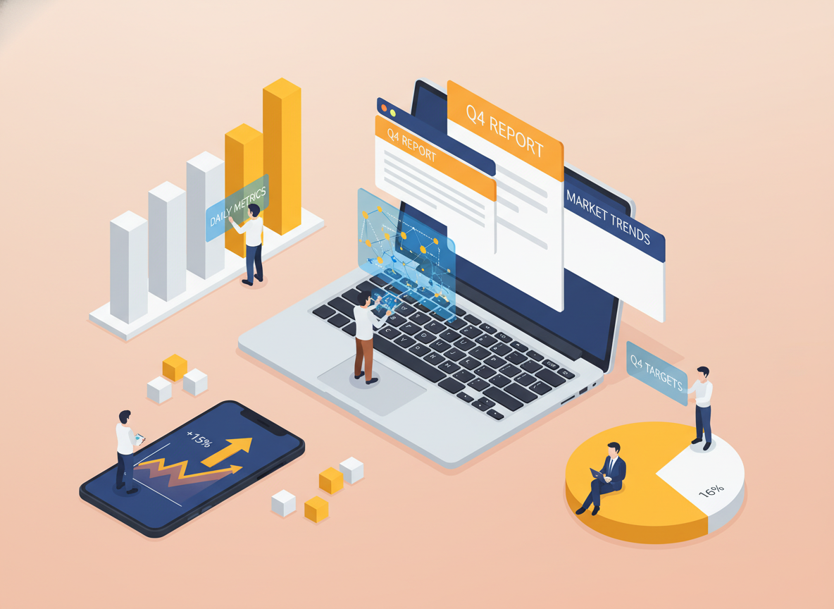 Modern Website Design on Laptop